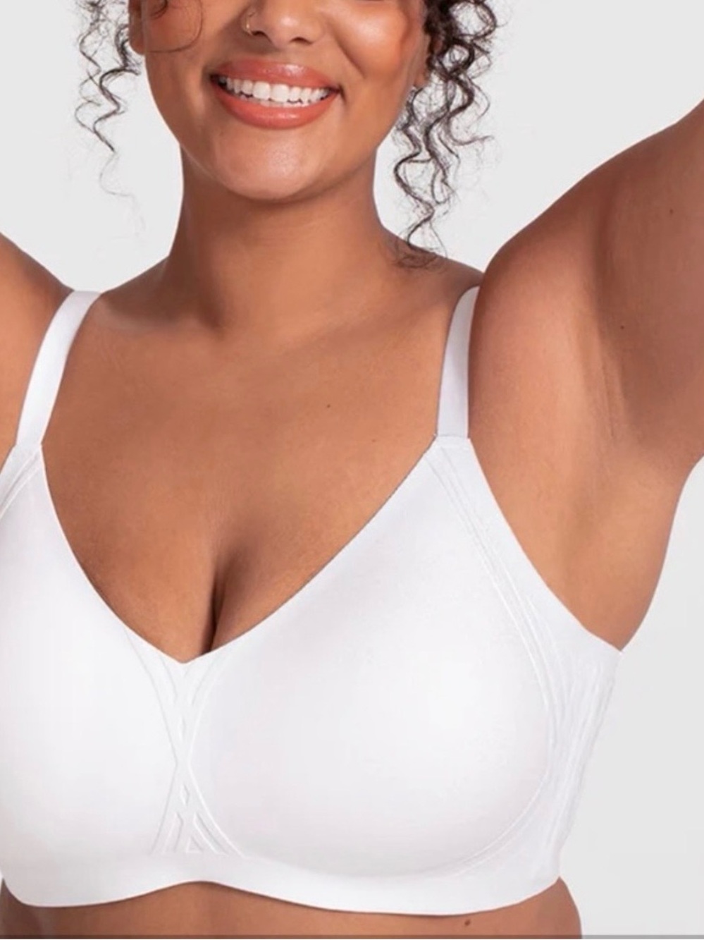 Honeylove Comfort Wireless Everyday Bra - White, NWOT